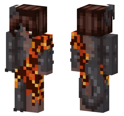 Netherite Forged Minecraft skin