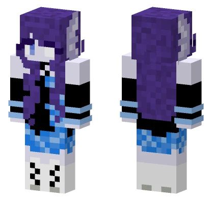 Nevi OC River Iceskating Outfit Minecraft skin