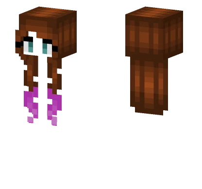 New HB Brunette Pink Dye Minecraft skin
