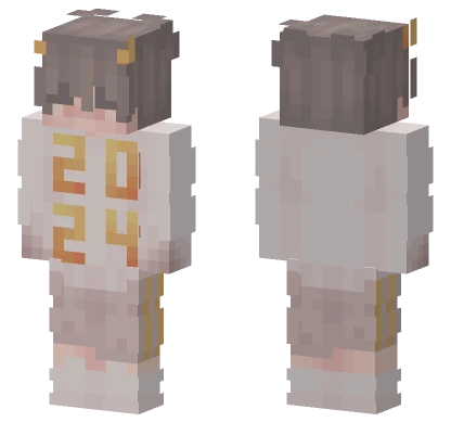 New Years 2024 For Tree Minecraft skin