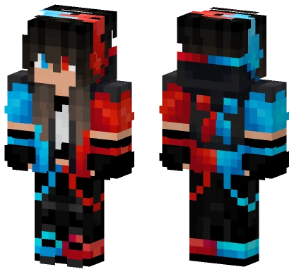 Next Level Gamer Girl Minecraft skin