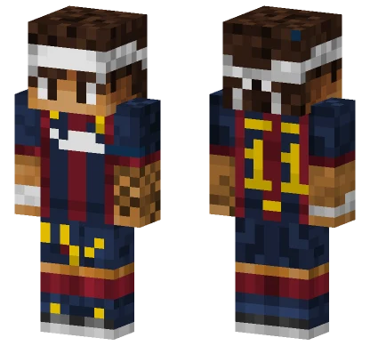 Neymar Barca 2013 2015 Minecraft skin