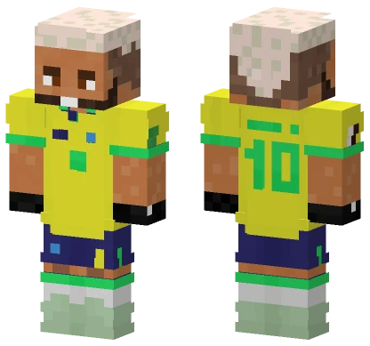 Neymar Brasil Skin Minecraft skin