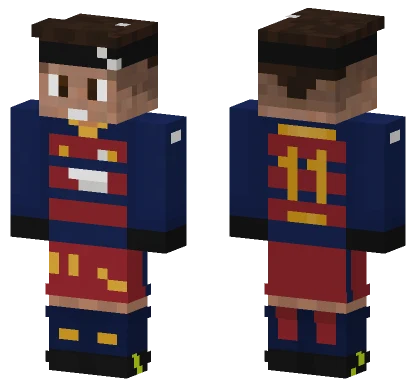 Neymar Jr Barcelona 2015 2016 Minecraft skin