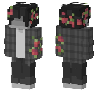 Nezoshoki Floral Jacket Minecraft skin