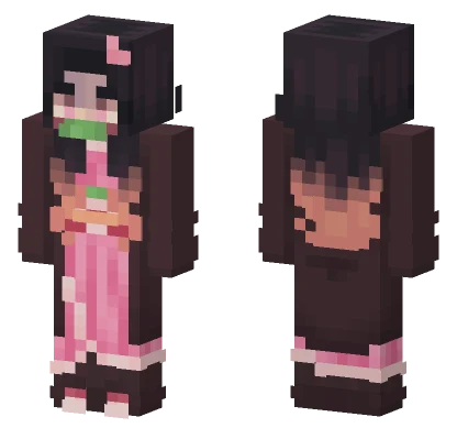 Nezuko Kamado Minecraft skin