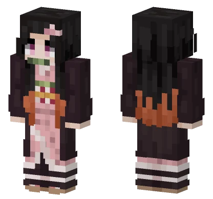 Nezuko Kamado Minecraft skin