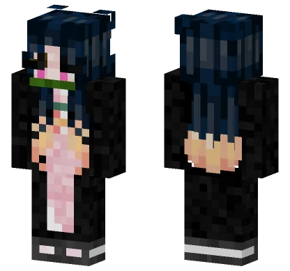 Nezuko Kamado Minecraft skin