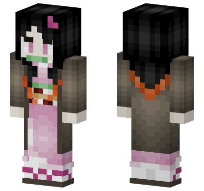 Nezuko Kamado Minecraft skin
