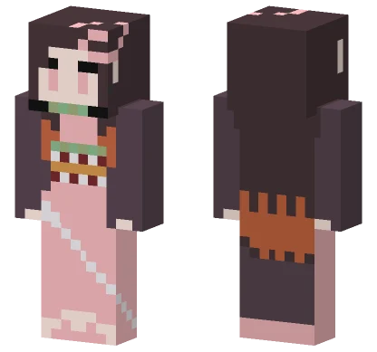 Nezuko Kamado Minecraft skin