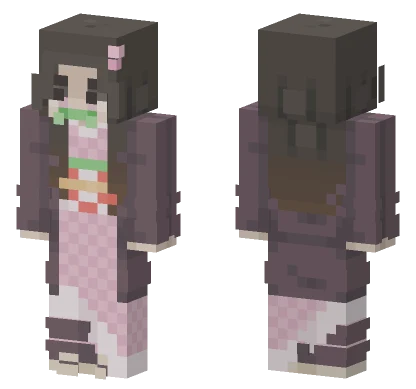 Nezuko Kamado Minecraft skin