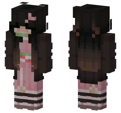Nezuko Kamado Minecraft skin