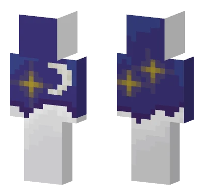 Night Cloud Pixrl Art Minecraft skin