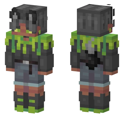 Night Running Minecraft skin