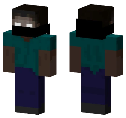 Night Slash Herobrine Upgrade Minecraft skin