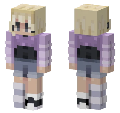 Night Tide Girl Minecraft skin