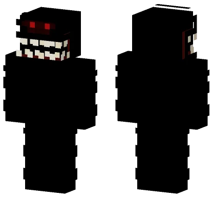 Nightmare Effect Glow Eyes Minecraft skin