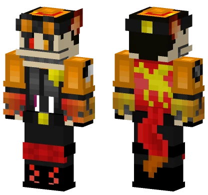 Nightmare Fox Hunter Minecraft skin
