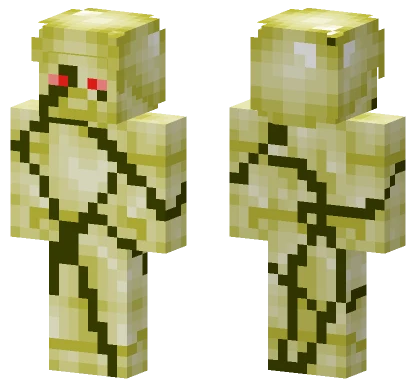 Nightmare Steve Green Minecraft skin