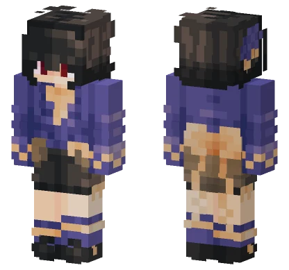 Nightshade Dangerous Beauty Minecraft skin
