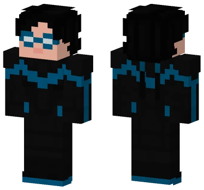 Nightwing DC Comics Suit Minecraft skin