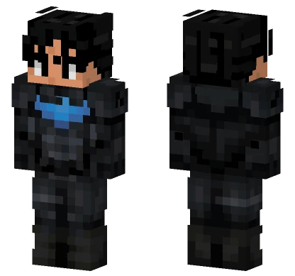 Nightwing Gram Unmask Minecraft skin
