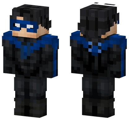 Nightwing Skin Minecraft skin