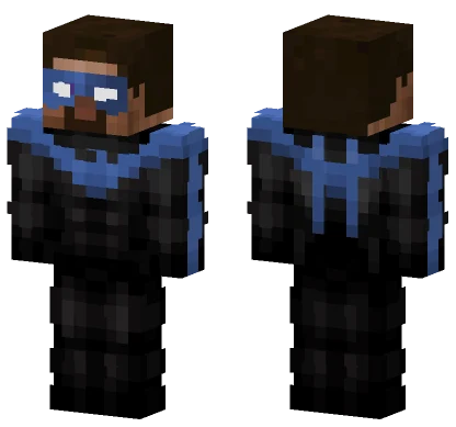 Nightwing Steve Minecraft skin