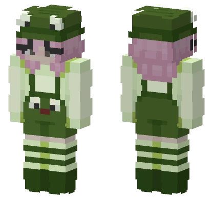 Nihachu Green Geckos Minecraft skin