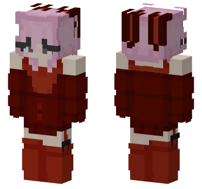 Nihachu Red Rabbits Minecraft skin