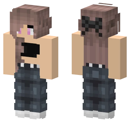 Niki Crop Top Minecraft skin