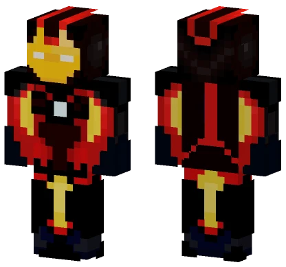 Ninja Iron Man Minecraft skin