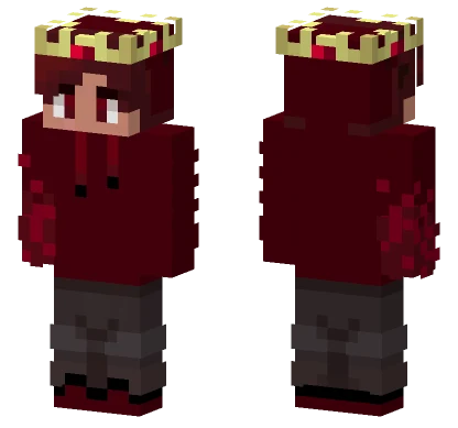 No Bandana Crimson Minecraft skin