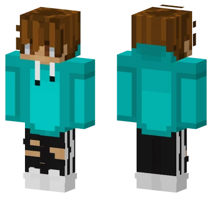 No E Hoodie Minecraft skin