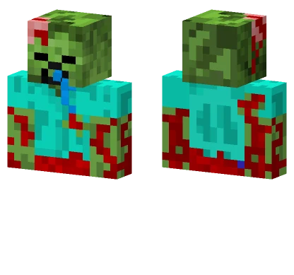 No Legs Zombie Minecraft skin