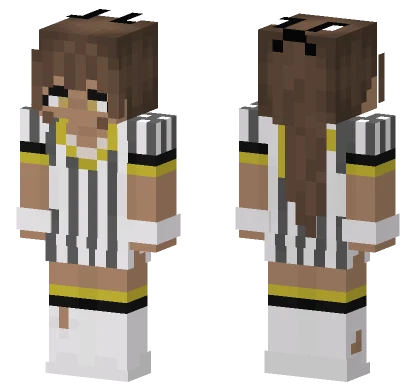 Noir Baseball Cheerleader Minecraft skin