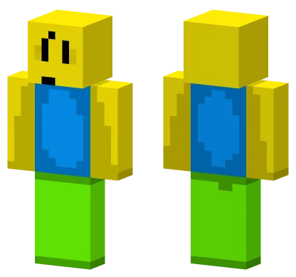 Noob Blocky Character Minecraft skin