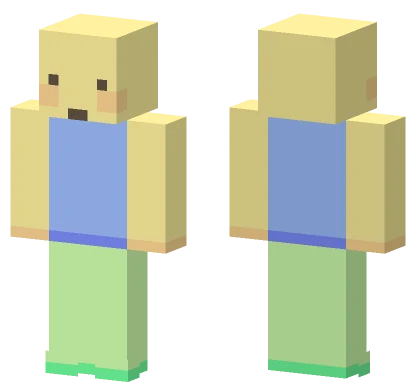 Noob Roblox Minecraft skin