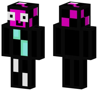 Normal Blue and White Swagrum Minecraft skin