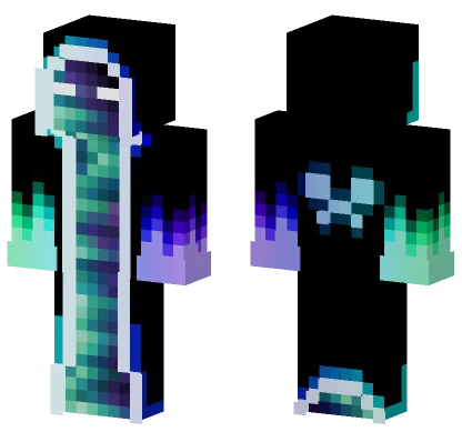 Northern Lights Mage Minecraft skin