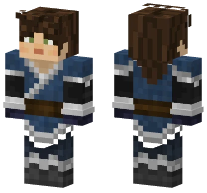 Not Finished Blue Outfit Minecraft skin