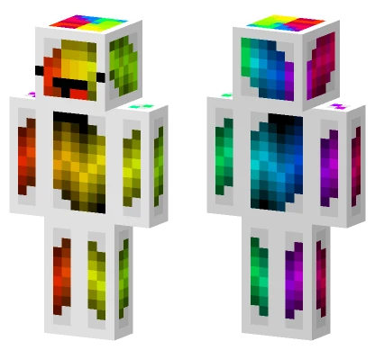 Not Rainbow Skeppy Minecraft skin