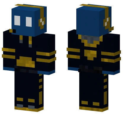 Nowwwww Blue Suit Minecraft skin