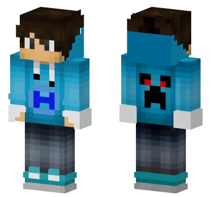 Nuggetshakes Creeper Hoodie Minecraft skin