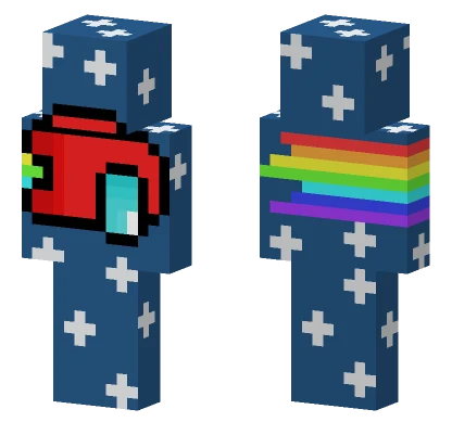 Nyan Cat Is Sus Minecraft skin
