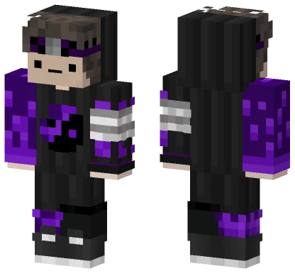 Nytrxzzz Purple Hoodie Minecraft skin
