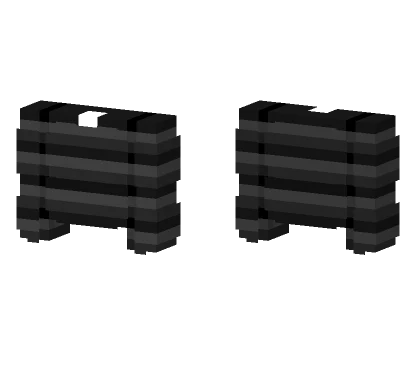 Ob Black Gray Stripe Sweater Minecraft skin