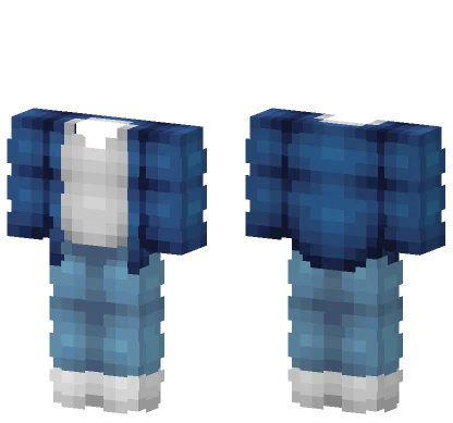 Ob Blue Open Top W Tshirt Light Jeans Minecraft skin