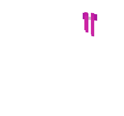 Ob Pink Hair Bow Minecraft skin
