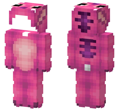 Ob Pink Stitch Onesie Minecraft skin